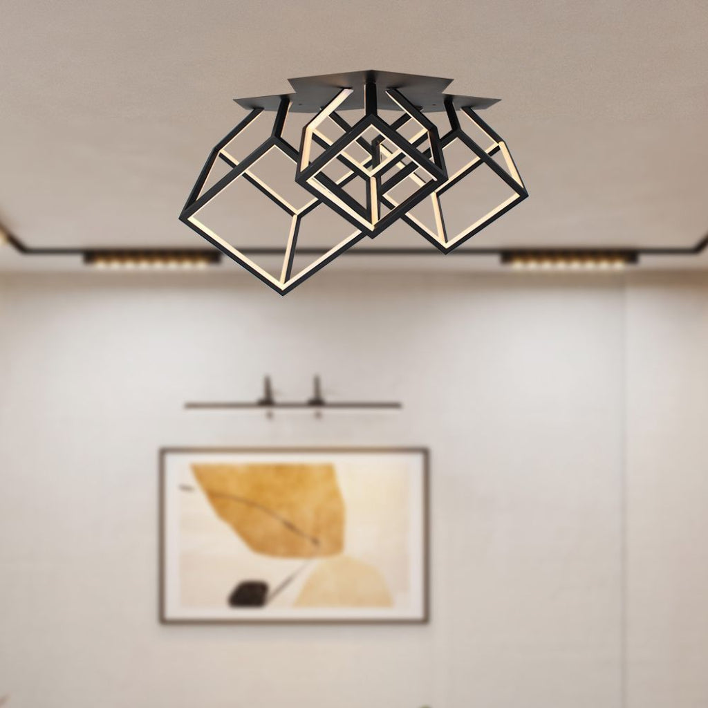 V-TAC Lampadario LED a 3 Cubi 46W V-TAC Lampadario LED a 3 Cubi 46W